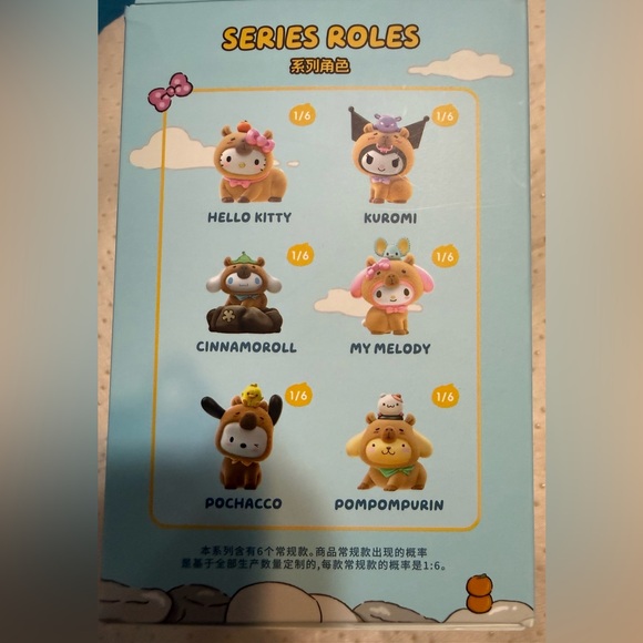 🆕 JAKA Toys x Sanrio Pompompurin Capybara Series vinyl plush blind box. - Picture 4 of 4